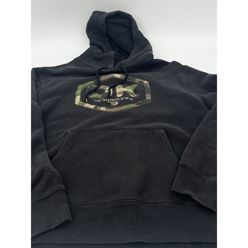 State Of Mine Men's Hoodie Sweatshirt OK The Sooner State Camo Graphic L Hunting